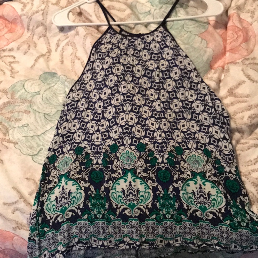 High neck tank top